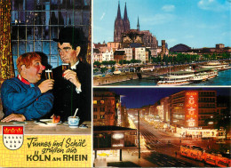 Navigation Sailing Vessels & Boats Themed Postcard Tunnes Und Schal Koln Am Rhein - Zeilboten