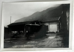 Photo Ancienne - Snapshot - Train - Locomotive - Tracteur Diesel - VF Dauphiné VIZILLE  - Ferroviaire - Chemin De Fer - Eisenbahnen