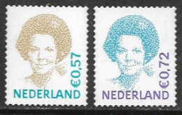 Netherlands Pays-Bas Niederlande 2004 Definitives Queen Beatrix Set Of 2 Stamps MNH - Nuovi