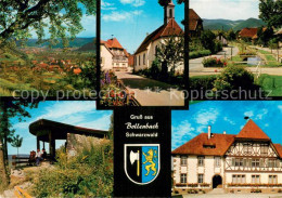 73723990 Bollenbach Kinzigtal Panorama Kirche Strassenpartie Rathaus Bollenbach  - Other & Unclassified