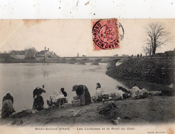 SAINT-AMAND-MONTROND LES LAVEUSES ET LE PONT DU CHER - Saint-Amand-Montrond