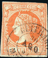 Madrid - Edi O 52 - 4 C.- Mat Fech. Tp. II "Buitrago" - Used Stamps