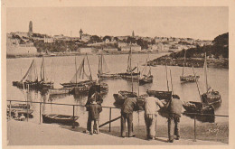 QU 12-(29) DOUARNENEZ - TREBOUL , PORT PITTORESQUE EN FACE DE DOUARNENEZ - 2 SCANS - Douarnenez