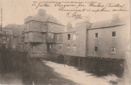 QU 12-(29) LANDERNEAU - VIEILLES MAISONS DU PONT L' ELORN - 2 SCANS - Landerneau