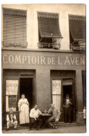 Devanture Et Terrasse De Café. Carte Photo Animée Non Située - Caffé