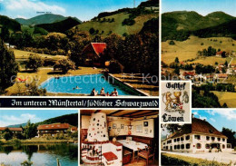 73723904 Muenstertal Schwarzwald Hotel Gasthof Zum Loewen Freibad Panorama Lands - Other & Unclassified