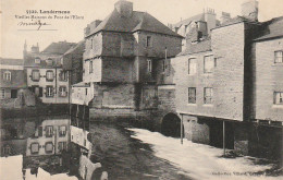 QU 13-(29) LANDERNEAU - VIEILLES MAISONS DU PONT DE L' ELORN - 2 SCANS - Landerneau