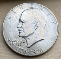 1976 Type II US Commemorative Coin One Dollar, KM#206,7358 - 1971-1978: Eisenhower