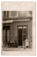 Devanture De " L'Amiral Bar ". Maison J. Guerre. Carte Photo Animée Non Située - Cafes