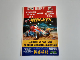 Publicité Midgets Cars - Paris Bercy 1994 - Autres & Non Classés