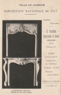 QU 18-(32) CONDOM - EXPOSITION NATIONALE DE 1927 - SCULPTURE , DECORATION E. SAUBIAC , CAUSSADE & SAUX, CONDOM - 2 SCANS - Condom