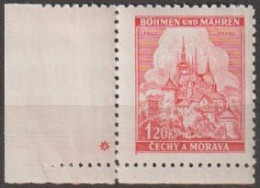 067/ Pof. 57, Corner Stamp, Plate Mark * - Neufs