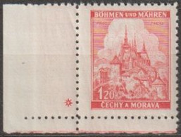 068/ Pof. 57, Corner Stamp, Plate Mark + - Neufs