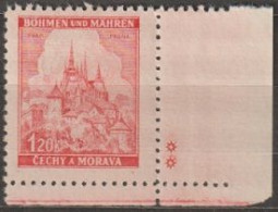 071/ Pof. 57, Corner Stamp, Plate Mark ** - Neufs