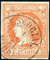 Madrid - Edi O 52 - 4 C. - Mat Fech. Tp. II "Escorial" - Used Stamps