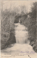 QU 25-(33) GALGON PRES LIBOURNE - CASCADE DU VIEUX MOULIN - 2 SCANS - Autres & Non Classés