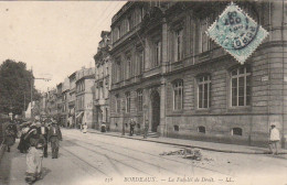 QU 26 -(33) BORDEAUX - LA FACULTE DE DROIT - ANIMATION - 2 SCANS - Bordeaux