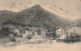 RE 1-(34) LODEVE - LE ROCHER DES FOURCHES - BATIMENT FABRIQUE DE LIMONADE - 2 SCANS - Lodeve