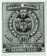COLOMBIA, MARCHE DA BOLLO, 1893, NUOVO (MLH*) Forbin CO 48 - Kolumbien