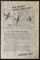 Deutschland, Germany - Flugblatt über Deutschland -  Englands Antwort - 1941 ! - 1939-45