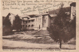 RE 1-(34) ENVIRONS DE SAINT PONS - AILE GAUCHE DU PREVENTORIUM DE BAYSSIERE - 2 SCANS - Saint-Pons-de-Thomières