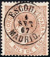 Madrid - Edi O 96 - 50 Milm.- Mat Fech. Tp. II "Escorial" - Used Stamps