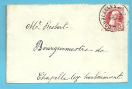 74 Op Brief Stempel COURCELLES 1 (28mm) - 1905 Grosse Barbe