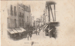 RE 3-(35) REDON - LA GRANDE RUE - COMMERCES - ANIMATION - 2 SCANS - Redon