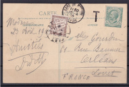 Origine Modane ; Timbre Italie (1909). - 1859-1959 Storia Postale