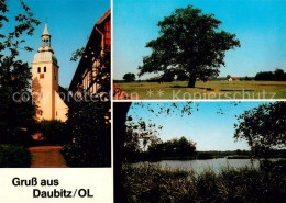 73723638 Daubitz Rietschen Kirche Pfarrhaus Tabor-Eiche Partie An Den Teichen Da - Sonstige & Ohne Zuordnung