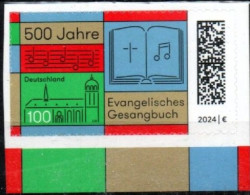 BRD, DEUTSCHLAND 2024, MI 3810, 500 JAHRE EVANGELISCHES GESANGBUCH,  SELBSTKLEBEND, POSTFRISCH AUS MH - Ungebraucht