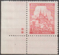 071a/ Pof. 57, Corner Stamp, Plate Mark ++ - Ungebraucht