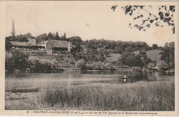 RE 7-(37) CHATEAU LA VALLIERE - LE LAC DE VAL JOYEUX ET LA MAISON DE CONVALESCENCE - 2 SCANS - Other & Unclassified