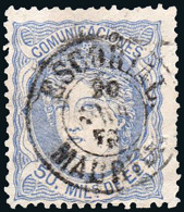 Madrid - Edi O 107 - 50 Milm.- Mat Fech. Tp. II "Escorial" - Used Stamps