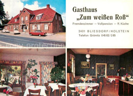 73723600 Bliesdorf Schashagen Gasthaus Zum Weissen Ross Restaurant Bliesdorf Sch - Other & Unclassified