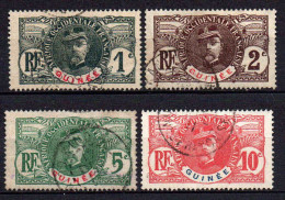 Guinée   - 1906  -  Faidherbe - N°33/34/36/37  - Oblit - Used - Usati