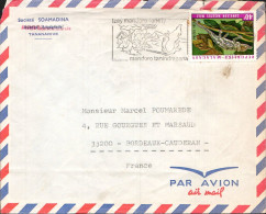 MADAGASCAR SEUL SUR LETTRE POUR LA FRANCE 1967 - Madagascar (1960-...)