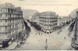 CPA - GRENOBLE - AVE. ALSACE-LORRAINE ET BLD GAMBETTA - Grenoble