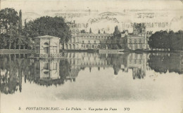 Fontainebleau - Le Palais - Vue Prise Du Parc - Oblitération Mécanique Krag "Visitez Fontainebleau, Son Palais.." - (P) - Fontainebleau