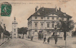 RE 10-(39) CHAMPAGNOLE  - HOTEL DE VILLE ET CHATEAU D' EAU - ANIMATION - 2 SCANS  - Champagnole