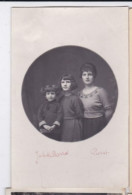 Carte Photo 1921 Digoin  Famille Barrat Lili , Mimi Et Pierrot  Réf 29966 - Anonymous Persons