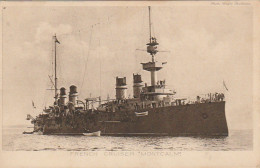 RE 11 - CROISEUR " MONTCALM " - FRENCH CRUISER  - 2 SCANS - Guerra