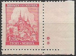 074/ Pof. 57, Corner Stamp, Plate Mark ++ - Ungebraucht