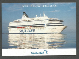 Cruise Liner M/S SILJA EUROPA - SILJA LINE Shipping Company - - Fähren