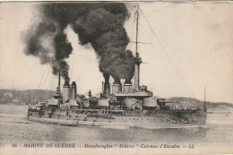 RE 11 -  MARINE DE GUERRE - DREADNOUGHTS " DIDEROT " CUIRASSE D' ESCADRE - 2 SCANS - Warships