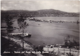 ANCONA - CARTOLINA - VEDUTA DEL PORTO DAL COLLE GUASCO - VIAGGIATA PER CORNIGLIO (PARMA) - 1952 - Ancona