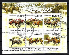 Chevaux Mozambique 2011 (48) Yvert N° 4404 à 4409 Oblitéré Used - Horses