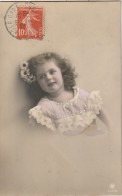 RE 15- LOT DE 2 CARTES PHOTOS - PORTRAITS DE FILLETTE : RIEUSE , PENSIVE - 4 SCANS - Abbildungen