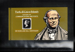 Turks&Caicos Islands 1979 Death Centenary Of Sir Rowland Hill Booklet Postfrisch / MNH - Post