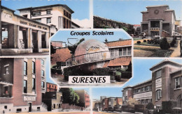 Suresnes  - Multivues - Groupe Scolaire  -  CPSM °J - Suresnes